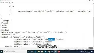 HTML Forms | Select Box