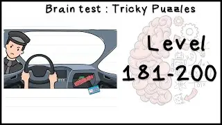 Brain test | Level 181 - 200 walkthrough (Android/IOS)