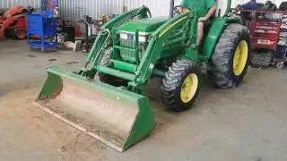 40 HP John Deere 990 loader demonstration