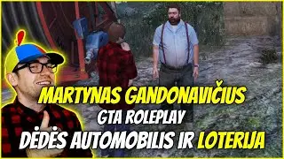 Martynas Gandonavičius GTA RP #2 | Dėdės Automobilis ir Loterija !
