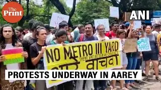 Mumbai: Protests underway in Aarey, Goregaon against metro car shed