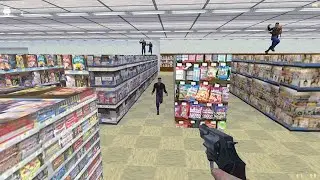 Zombie Panic! (Half-Life 1) Gameplay Grocery Store