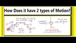 Projectile Motion: How Does it Accelerate and Move at Constant Velocity? (Concepts & Example)