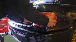 Audi Cabriolet Blinkereinbau vom R&uuml;cklichtband 4