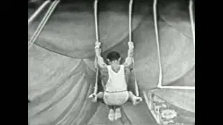 Super Circus 1956 Trapeze Daredevils! 🎪 Super Circus Live TV Stunt