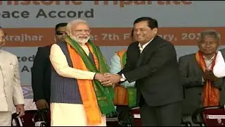PM Modi participates in historic Bodo Agreement ceremony in Assam