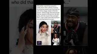 Cardi B EXPOSES Stefon Diggs&rsquo; Shocking Betrayal! 😱 #NFL #Breakup #cardib #stefondiggs #shorts