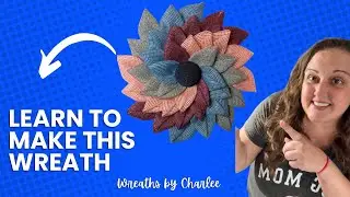 Swirl Flower Wreath Tutorial | Full Step-by-Step DIY Guide
