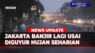 Jakarta Banjir Lagi, Sepeda Motor Paksa Masuk Tol Pulomas