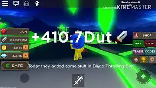 Roblox blade throwing sim (small update)