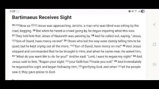 Luke 18:35-43