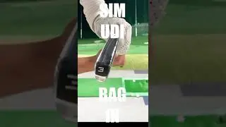 【独学ゴルフ】アマチュアが試すSIM UDIユーティリティ音が良き【テーラーメイド】　#shorts