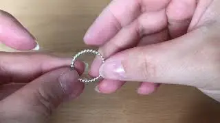 Fine bague femme en argent boules Thaninabijoux