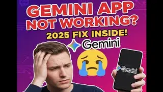 How to fix Google Gemini ai app not working problem 2025 | Gemini not working | not opening problem