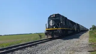 IC SD70 #1018 with killer Nathan P5 Horn show at Tamaroa, Illinois.