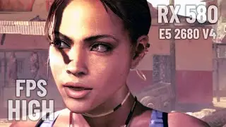 Resident Evil 5 Rx 580 120 fps High Graphics Benchmark Performance GPU Low End 1080p Horror Game