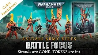 New Aeldari Army Rules: BATTLE FOCUS - AGILE MANOEUVRES! Warhammer 40K CODEX BREAKDOWN