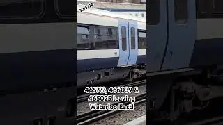 465's at London Waterloo East! #trainspotting #class465 #class466 #southeasternrailway