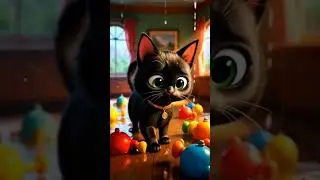 A cute magical AI cartoon short✨ Watch till end 💫.   #shorts #aicartoon #cartoonshorts #cutecartoon