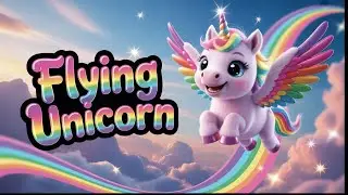 🌈✨ &ldquo;Flying Unicorn Song 🦄 | Magical Kids Rhyme | 3D Animated Nursery Song&rdquo; 🎶✨ | GFXJM #gfxjm