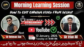 Inshot earning video editing by sir Irfan Ali || #forsage