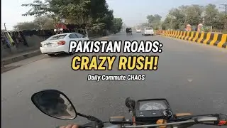 Motorcycle Ride | Sargodha road | Lasani Pulli | Faisalabad | 4k Video