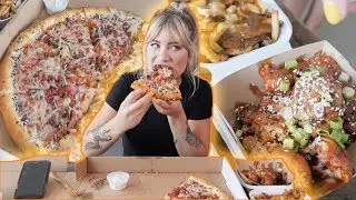 Anxiety, Depression and New Relationships...Let's Talk | VEGAN JUNK FOOD MUKBANG