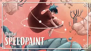 DIGITAL SPEEDPAINT | Fanart of Gris (Procreate) 🌿🌸