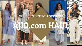Ajio.com haul - Office to festive lookbook