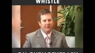 Doctor blowing the truth on chemotherapy