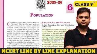 Population - Class 9 Geography Chapter 6 | 2025-26 Session