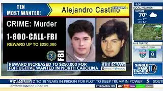 FBI: $250K Reward for fugitive wanted in North Carolina