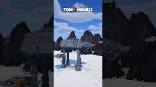 FREE Download AT-AT two player survival base #starwars #minecraft