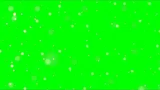 Particules fond vert