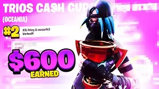 2nd in the FIRST TRIO CASH CUP of Season 6 🏆 ($600)