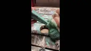 wet distress milk paint