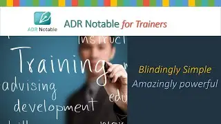 ADR Notable for Trainers