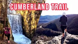 Hiking The Cumberland Trail - Devils Racetrack Overlook & Bruce Creek Falls (Tennessee)