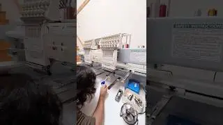 POV- Running an embroidery production shop #pov #dailywork #embroideryshop #embroidery #customhats
