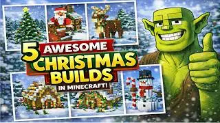 5 Christmas Build in Minecraft