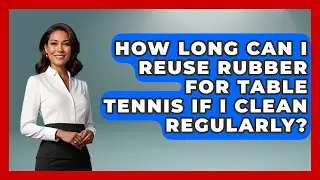 How Long Can I Reuse Rubber For Table Tennis If I Clean Regularly? - Ping Pong Prodigy