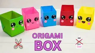 Origami Paper Box 📦 | Easy DIY Paper Craft Tutorial