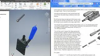 toggle clamp assembly animation and presentation