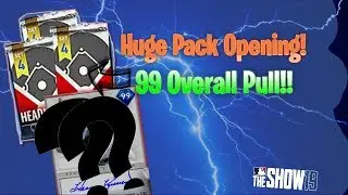 Huge Variety Pack Opening!! *99 overall pull!* [MLB The Show 19]