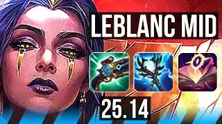 LEBLANC vs ZED (MID) | 7/3/9 | NA Challenger | 25.14