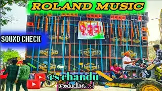 Dj Roland Music sound check ✅ || Chudakuti melana road show || #dj #djcompitition@CSchandu2003