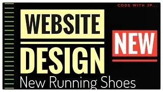 Website Design Shoes & New Running Shoes Website 2022 || CODE WITH JP ||