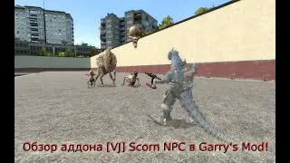 Обзор аддона на [VJ] Scorn NPC в |Garry's Mod|!