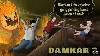 DAMKAR EPS 3, Pengorbanan Orang Tua Kapten, Kartun Horor | #rizkyriplay 