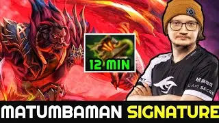 MATUMBAMAN Lycan Signature Hero with First Item 12Min Necronomicon 7.25 Dota 2